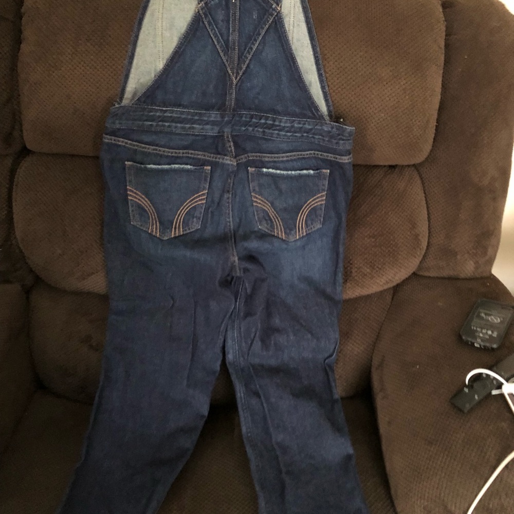 Hollister jean overalls
